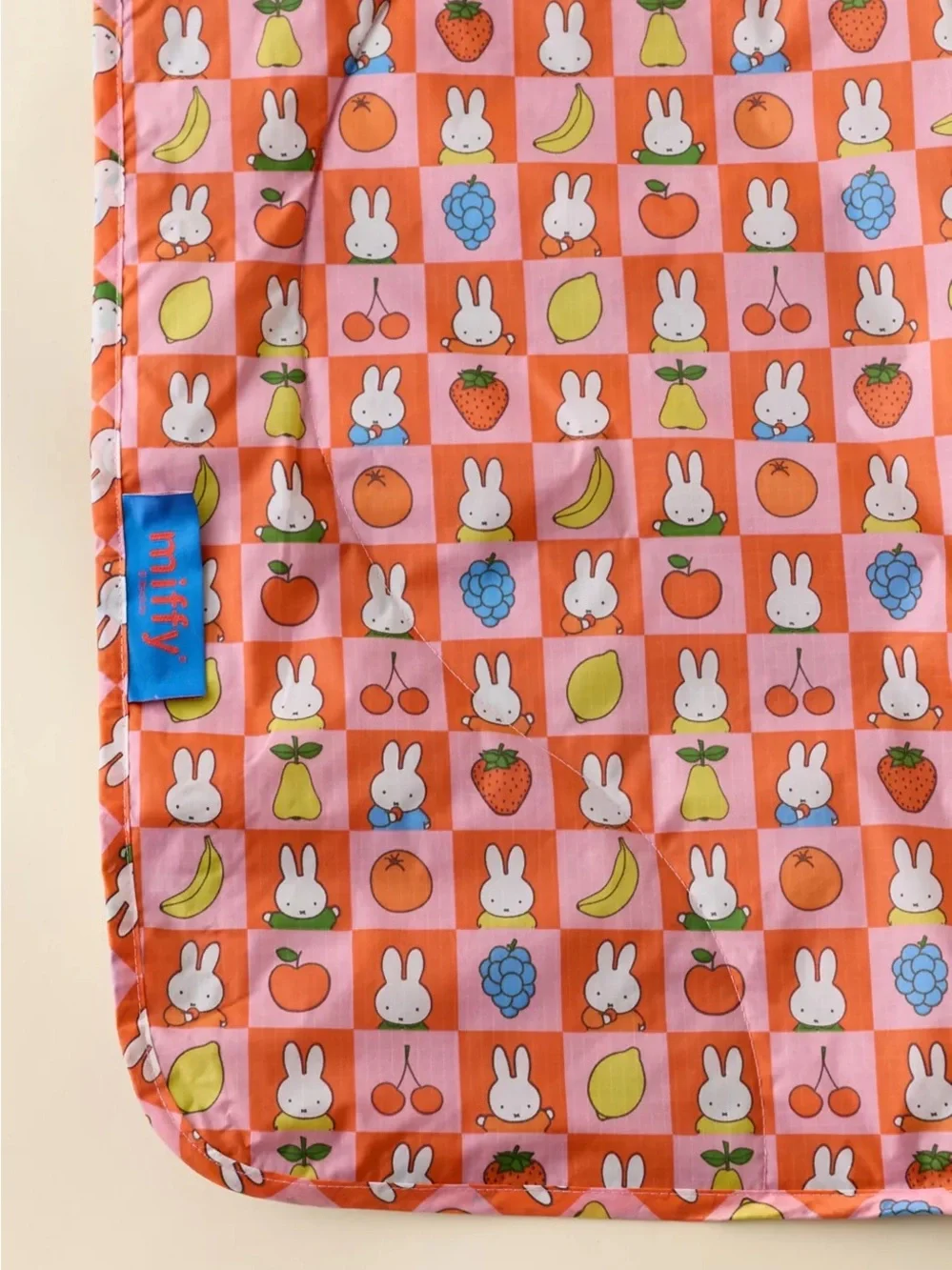 NWT BAGGU & Miffy Puffy Quilted Picnic Blanket